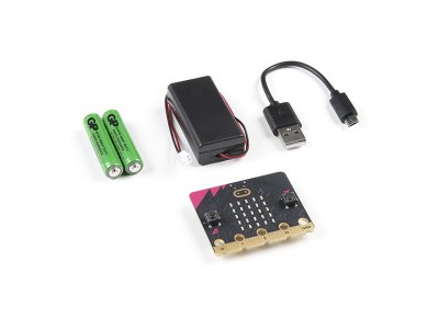 Kit Micro:bit V2 Go con Portapilas y Cable