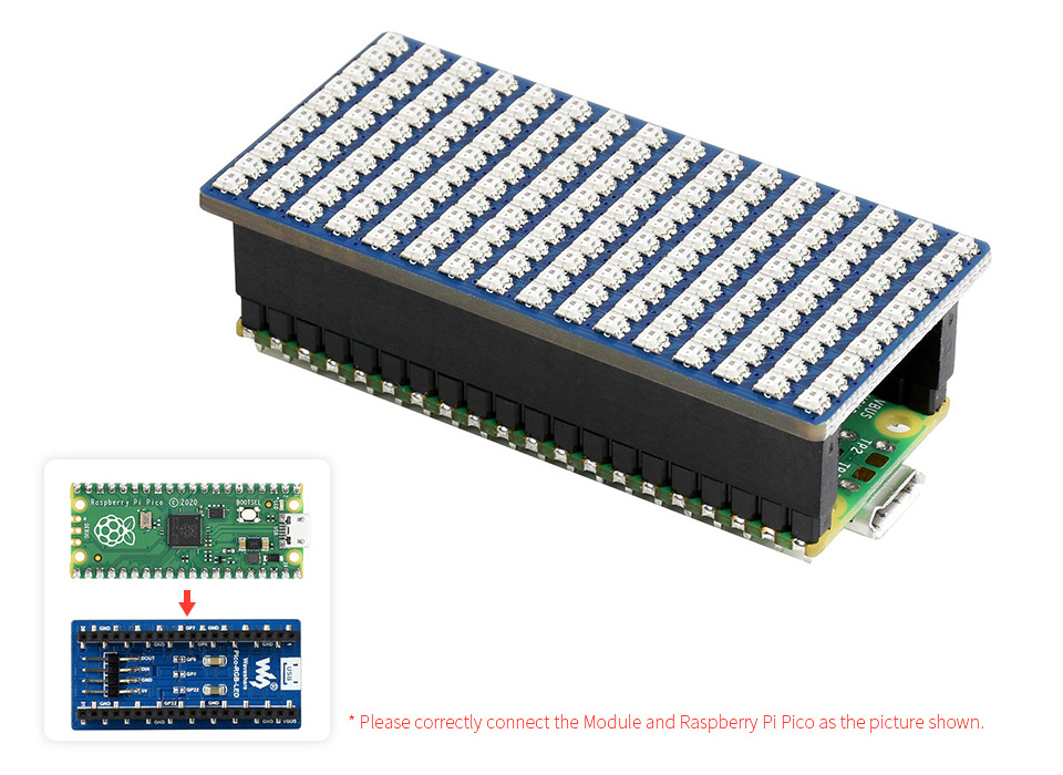 Matriz con Raspberry Pico