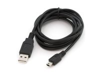 Cable USB 2.0 terminales A y Mini B 1.8m