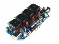 USB Relay Controller with 6 Channel I/O
