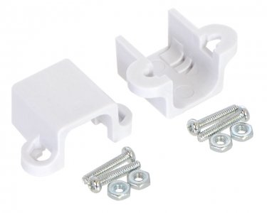 Pareja Soportes Pololu Blanco Para Mini Motor Reductor