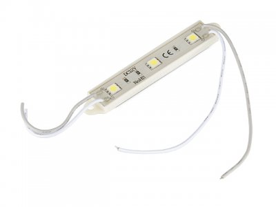 Tira de 3 Leds Blancos 12V