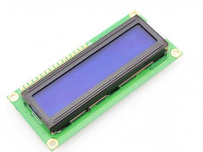 Display LCD 2 Lneas por 16 Caracteres Fondo Azul Letras Blancas