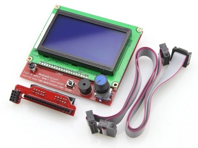 Pantalla LCD 12864 con Adaptador para RepRap Ramps 1.4