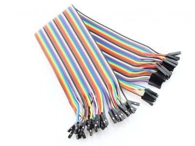 Cable Dupont Jumper 40 piezas 200mm Hembra-Hembra