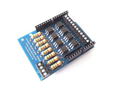 Arduino Shield 8 Entradas Optoacopladas