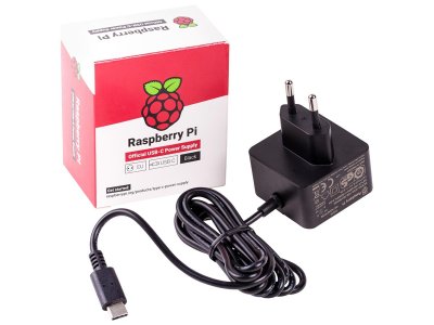 Alimentador 5.1V 3A Oficial Raspberry Pi 4 Salida USB C