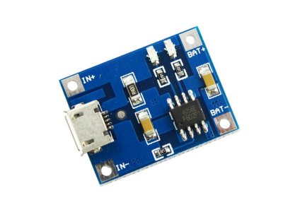 Cargador Bateras Ion Litio (LiPo) Micro USB