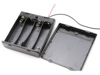 Battery Holder 4 Tipe AA with Switch
