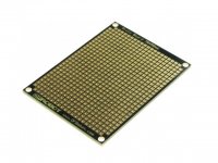 Placa perforada topos paso 2,54mm. 58x79 mm 2 caras negra