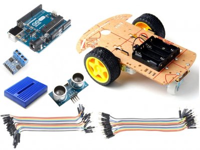 Arduino Robot Kit 2WD with Arduino UNO Arduino, Electronics and ...