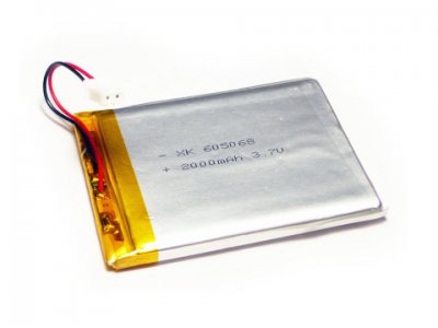 Batería de Polímero de Ion Litio LiPo 2000mA