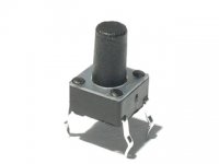 Pulsador C/I 1 circuito 6x6mm longitud del pulsador 6mm