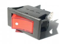 Interruptor Basculante con Luz 220V