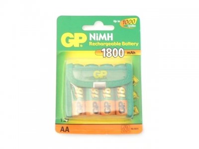 Bateria Ni-Mh R6 AA 1,2V 1800 mA Blister 4 pilas