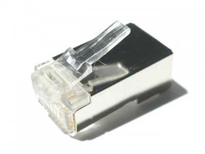 Conector RJ45 STP 8 Contactos