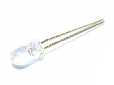 Led 5mm alta luminosidad blanco 0,5W