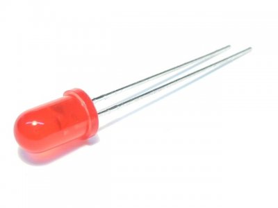 Led 5 mm estndar rojo