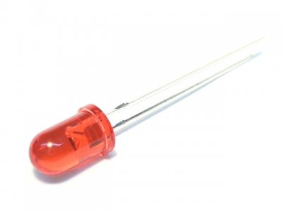 Led 5 mm alta lumin. rojo 30�