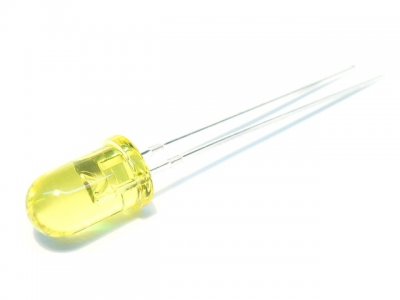 Led 5 mm alta lumin. amarillo 30�