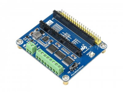 Mdulo Controlador 4 Motores CC para Raspberry Pi Pico