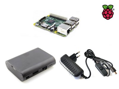 Kit Raspberry Pi 3 B+ 2018 con Caja y Alimentador 5V 3A