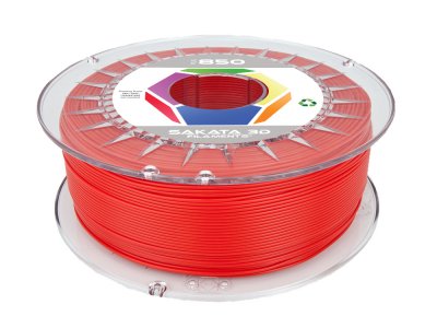 Rollo Filamento PLA Rojo 1.75mm Sakata 3D 850 Bobina 1kg