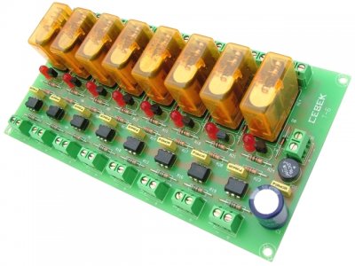 INTERFACE OPTO.8SALIDAS A RELE CEBEK