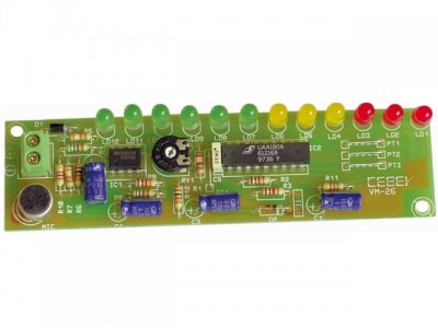 VUMETERS 12 LEDS REDONDOS 3COL CEBEK