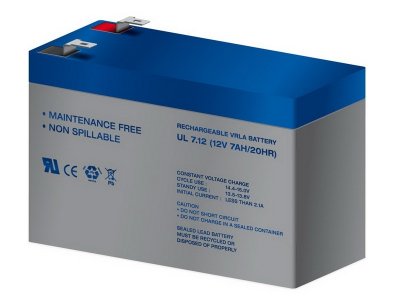 Bateria de plomo sin mantenimiento 12V 7AH 151X65X101