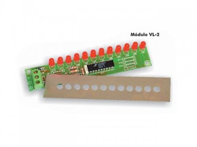 VOLTIMETRO LEDS 10.8-13.2V CC  CEBEK