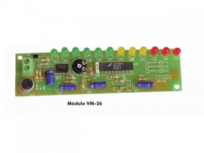 VUMETER 12LEDS RECTANG. CEBEK