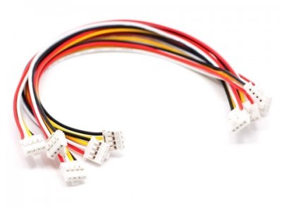 Cables 4 Conductores Shield Conectar y Listo 20cm. 5 ud