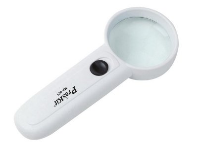 Lupa con led