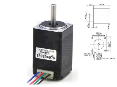 Motor Paso a Paso Bipolar 28x45mm