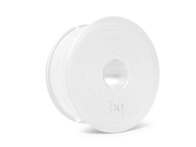 Rollo Filamento PLA Blanco Puro 1.75mm BQ Bobina 1kg