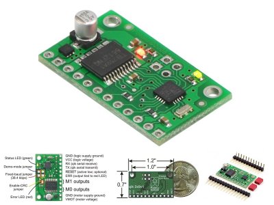 Controlador de Motores Serie Dual 1A