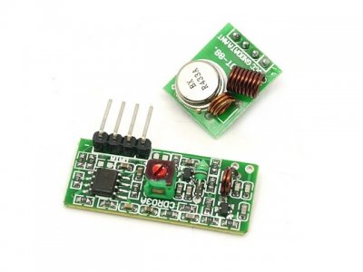 Emisor y Receptor RF 433Mhz