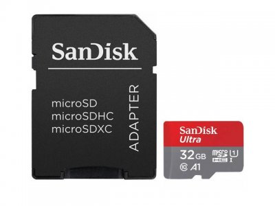 Memory Card MicroSD 32Gb Sandisk Ultra Class 10