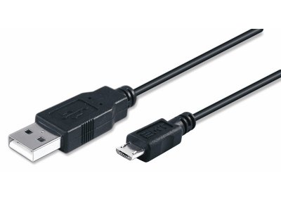 Cable USB 2.0 Terminales A y B Micro 5 pin