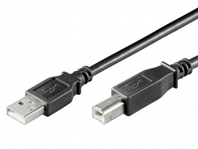 USB Cable 2.0 A-B 1.8m