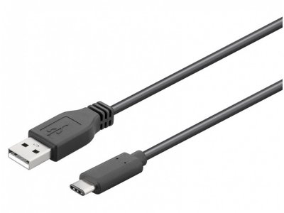 Cable USB 2.0 Terminales A y C 1m