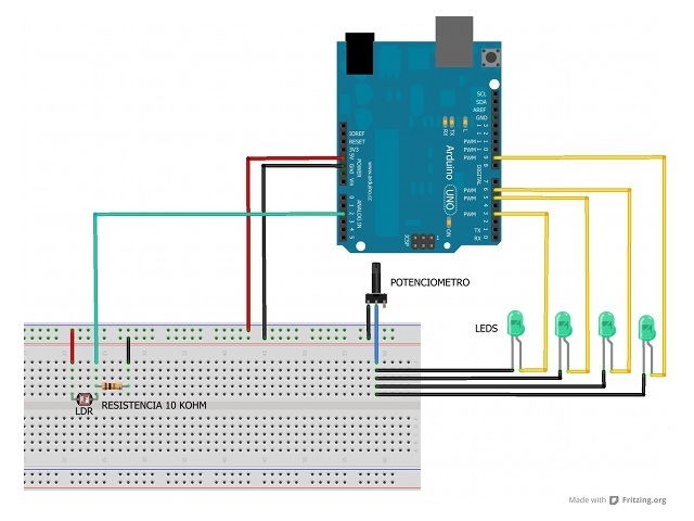 Iluminacion Constante Arduino