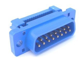 SUB-D Recto 25 pines macho para cable plano
