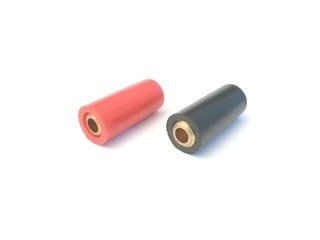 Banana Hembra Presion Paso 4mm Rojo