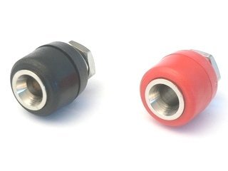 Hembrilla Paso 4mm Negro