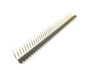 Tira de pines macho acodado 40 pines paso 2,54 mm
