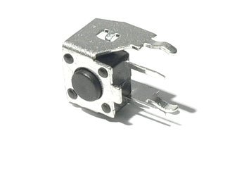 Pulsador CI 1 circuito Vertical 6x6 mm long. pulsador 1mm.