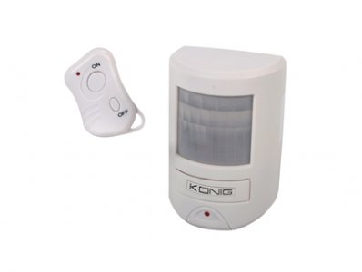 Alarma de Seguridad con Detector de Movimiento y Mando